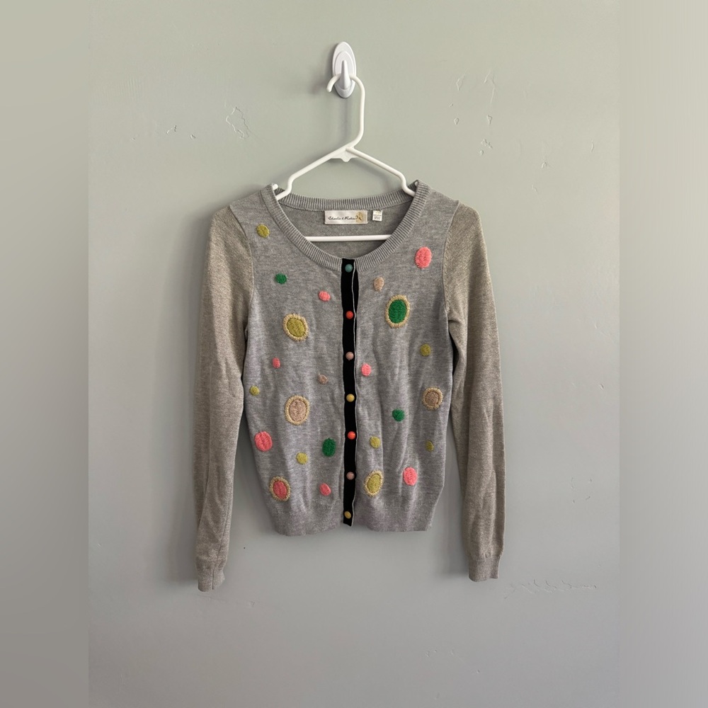 ANTHROPOLOGIE CHARLIE & ROBIN - Cardigan in Grey XS
